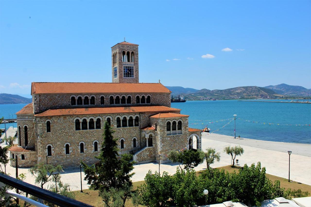 Апартаменты Luxury Sea View Волос Экстерьер фото