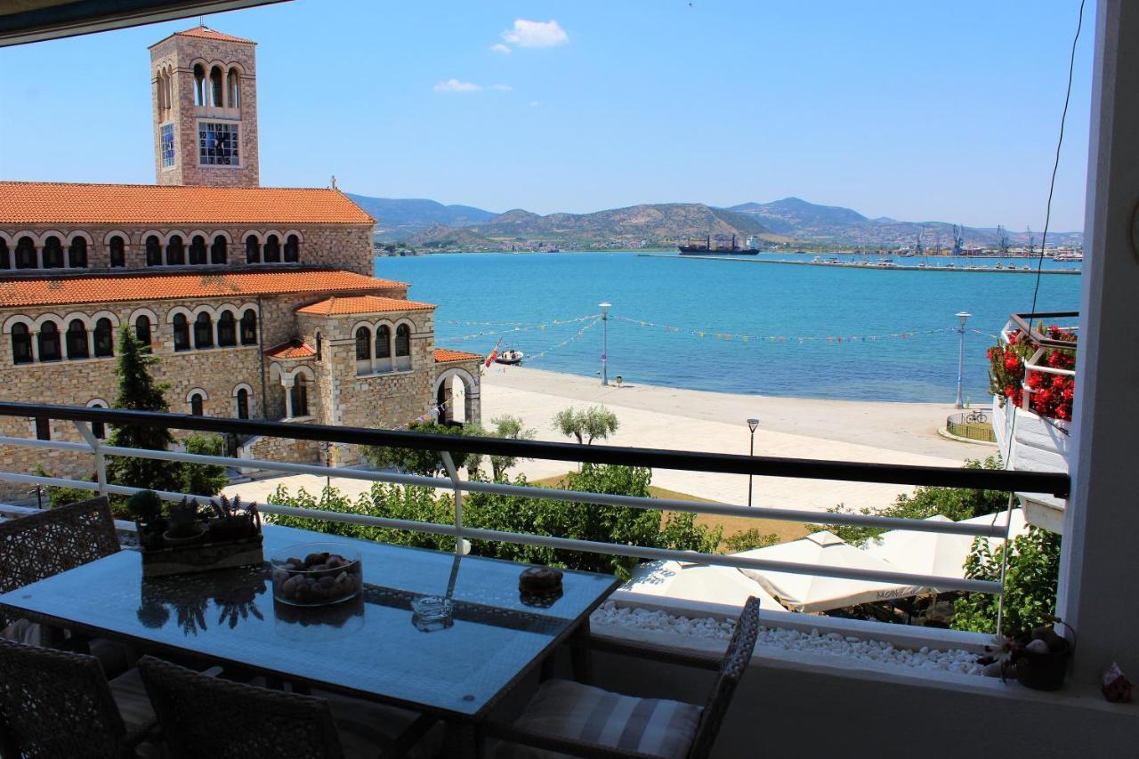 Апартаменты Luxury Sea View Волос Экстерьер фото