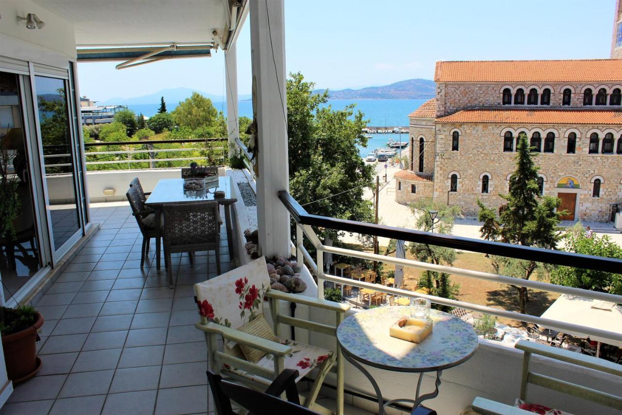 Апартаменты Luxury Sea View Волос Экстерьер фото