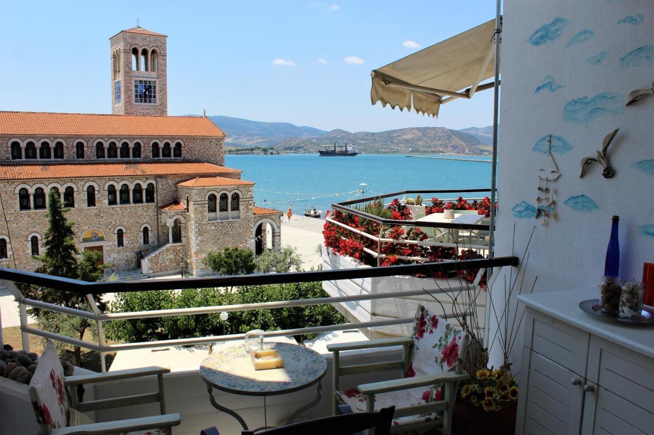 Апартаменты Luxury Sea View Волос Экстерьер фото
